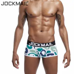 JOCKMAIL нижнее белье Для мужчин боксеры камуфляж хлопок сексуальный мужчина трусики удобные дышащие трусы мужские боксеры мягкие трусы