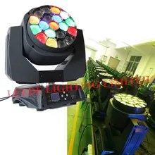 4 шт./партия СВЕТОДИОДНЫЙ Луч с движущейся головкой сценическое освещение 19x15 Вт RGBW Osram СВЕТОДИОДНЫЙ движущийся головной свет DMX 23 канала вращающийся фонарь