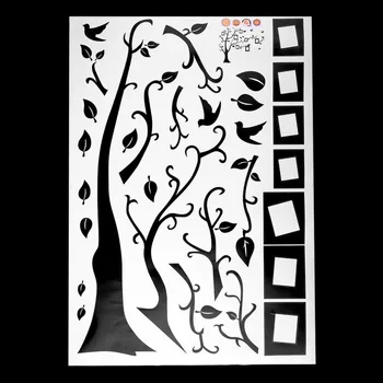 

OUTAD Hot Search Photo Tree Wall Stickers Removable Decal Home Decor DIY Art Decoration