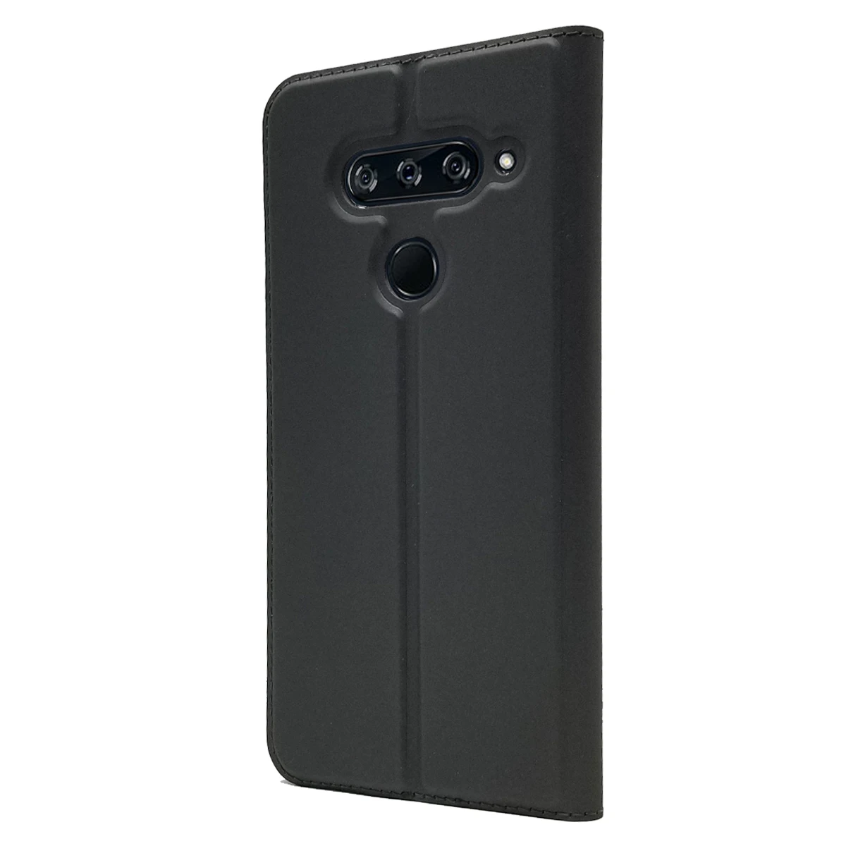 Кожаный флип чехол для телефонов LG V40 ThinQ против падения кронштейн клатч