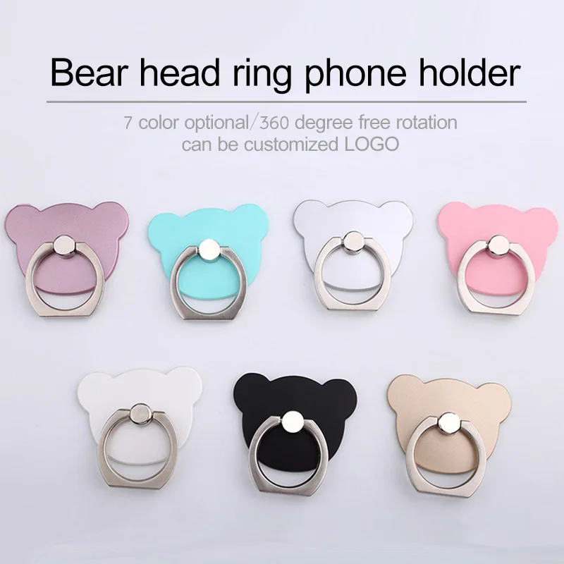 car phone Holder Universal Mobile Phone Ring 3D IRE Stand Finger Grip Stand For airpod iPhone X 8 7 plus Samsung galaxy S9 note8