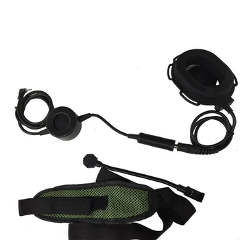 

Green Z Tactical Bowman Elite II Headset with Waterproof PTT Right/Left Ear for Motorola 1Pin Circle Two-way Radios