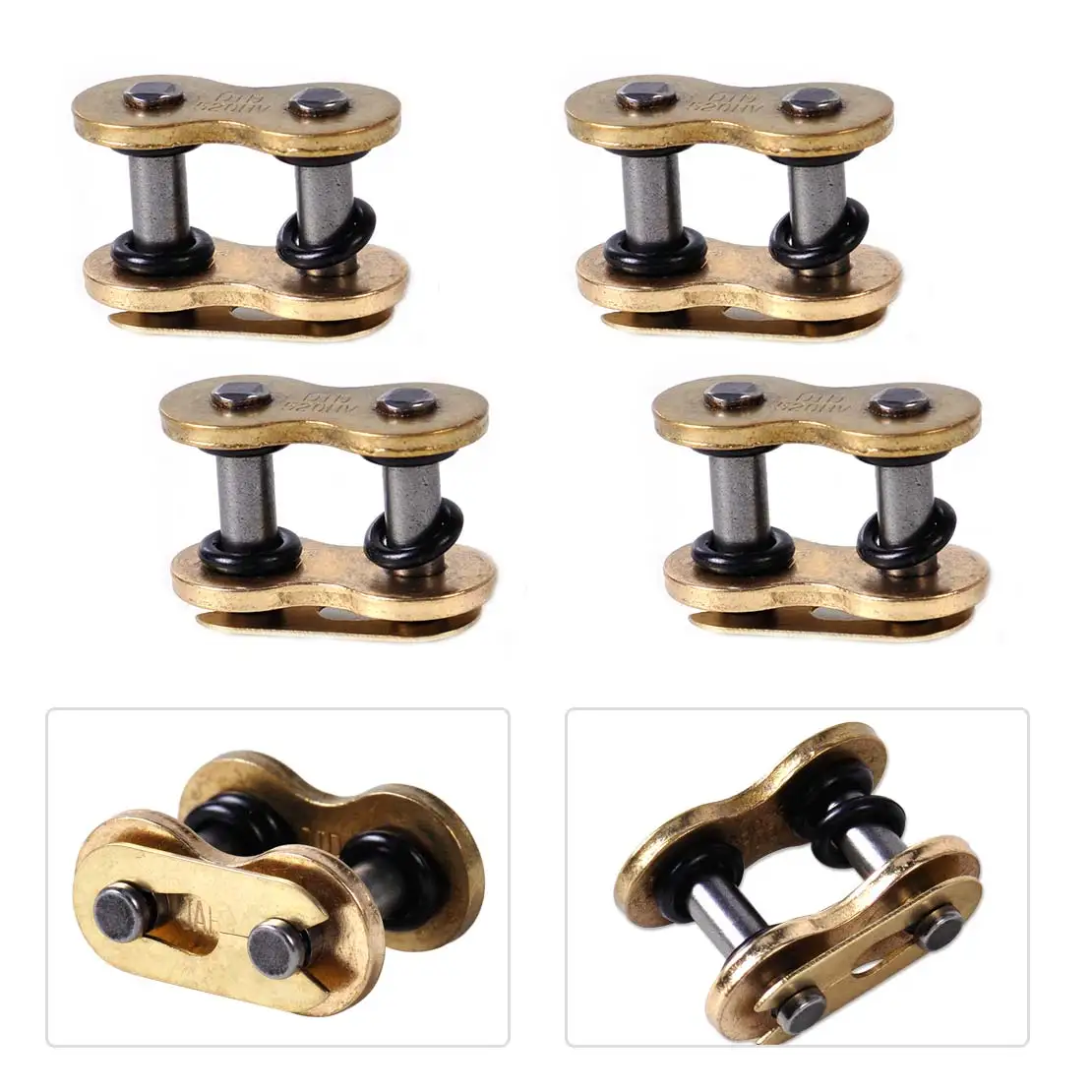 beler 4pcs 520HV Heavy Duty O Ring Connecting Chain Master Links for