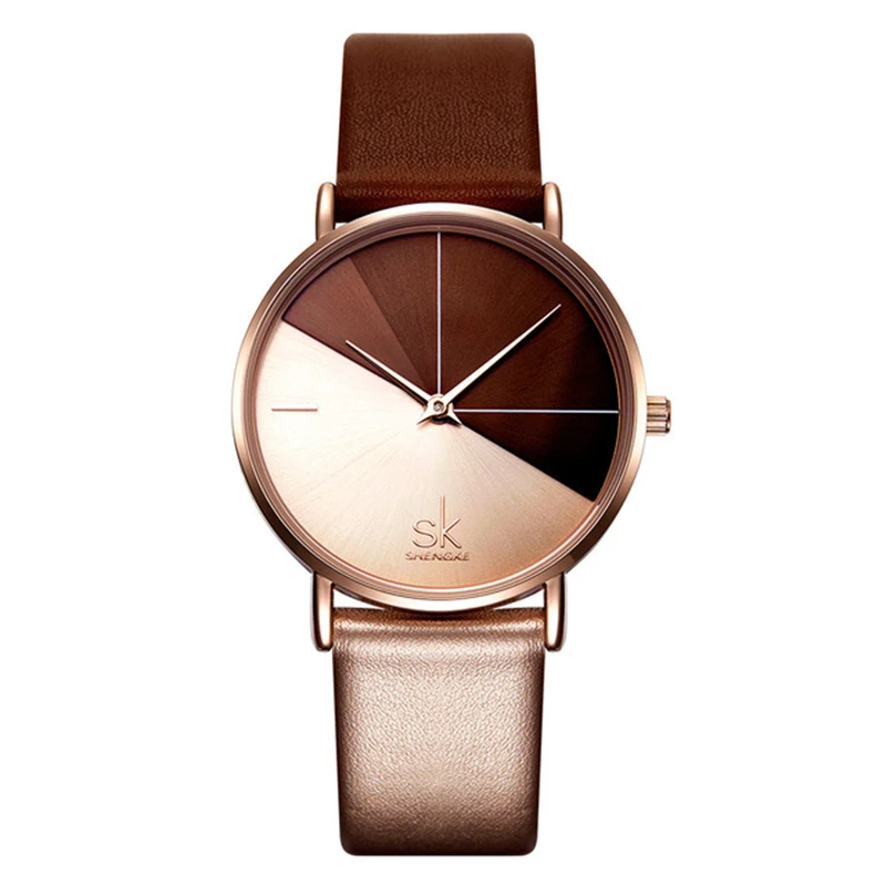 

SK Watches Women hot sales japan movement girls' leather watches Shengke brand wristwatches relojes female 3atm waterproof watch