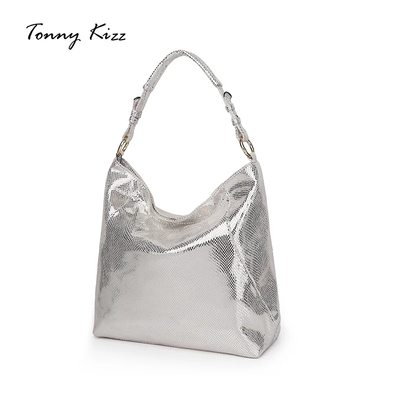 

Tonny Kizz luxury handbags women bags designer sliver shoulder bag women pu leather female tote bags hobos bling bolso mujer
