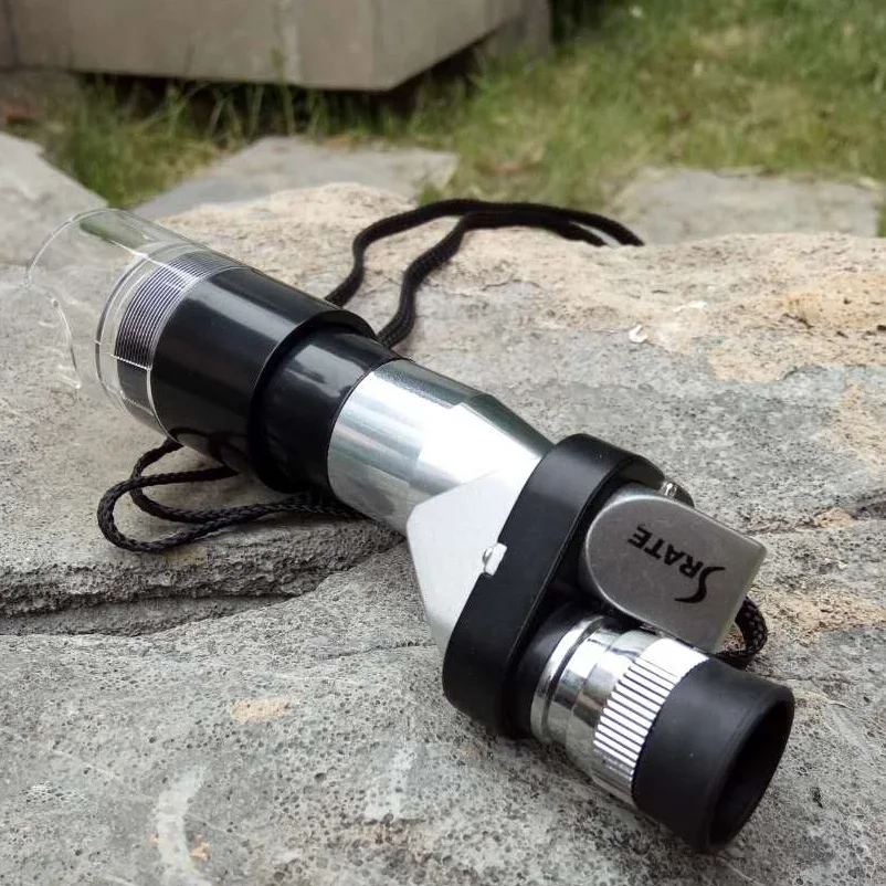 Mini Pocket 8X20 Silver Monocular Telescope Mini Monocular with