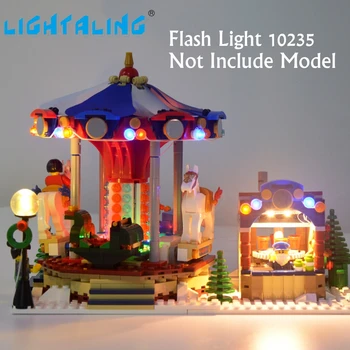 

Lightaling Led Light Set For Christmas Winter Village Market Building Block Compatible With 10235 36010 NO Model