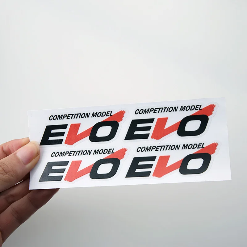 ETIE прозрачный 10 шт. EVO vinilos llanta мото колесные диски Наклейка виниловая обёрточная