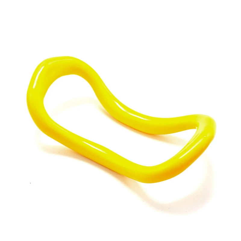 Круг для йоги, растягивающееся кольцо для массажа, тренировки, пилатеса, кольцо для бодибилдинга, фитнеса, растягивающегося тренажерного зала, Аксессуары для йоги - Цвет: Цвет: желтый
