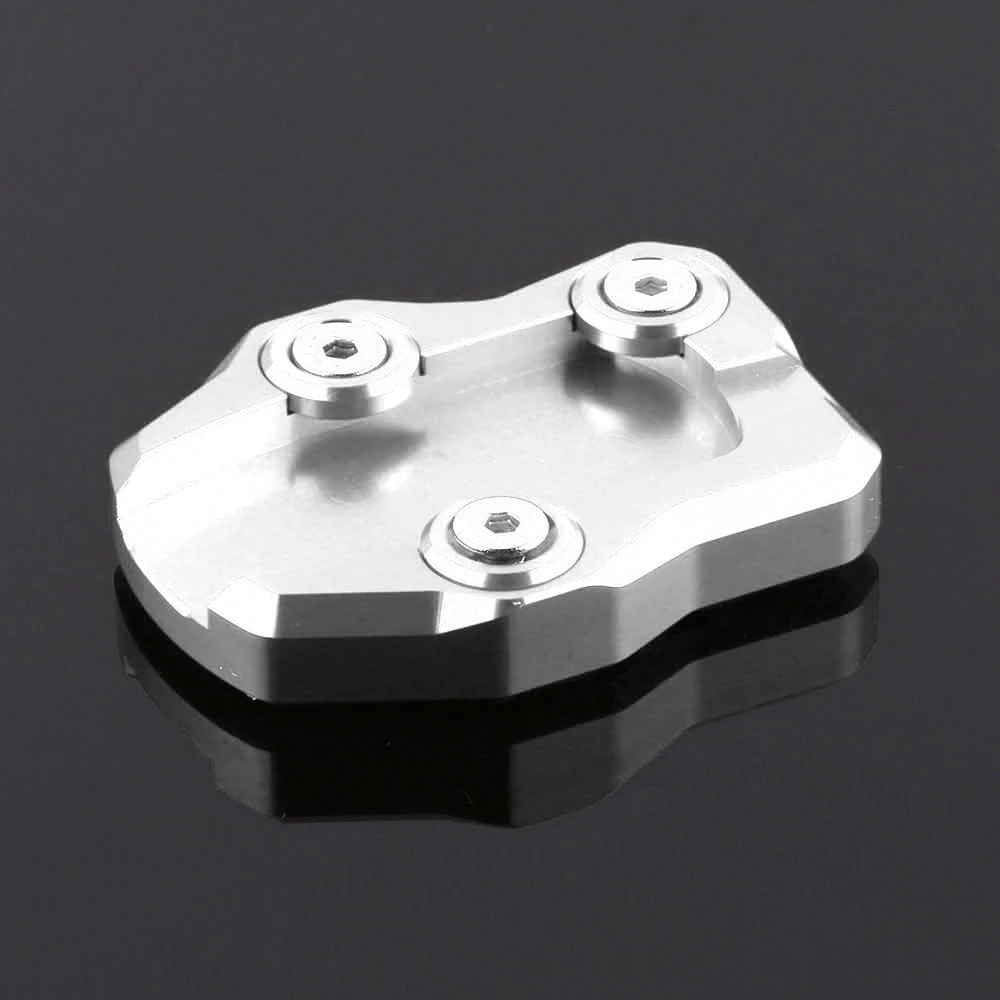 Motorcycle Accessories CNC Kickstand Sidestand Stand Extension Enlarger Pad For HONDA PCX125 PCX 125 PCX150 PCX 150 2016 2017 (18)