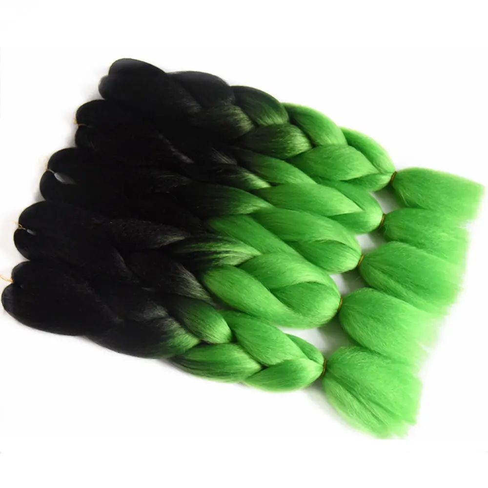 green hair__