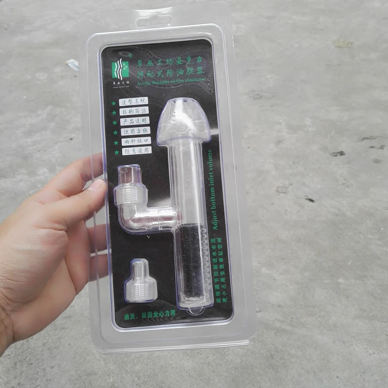 

aquarium fish tank acrylic surface skimmer suitable for inside suitable for 12/16mm diameter water pipe