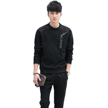 

2020 Men Tracksuit Sport Running Set Shirt Sportswear Fitness Pants Jogging Suit Mandarin Collar Workout Clothes for Men