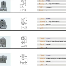 Смешать 791521 791522 791525 791526 791528 791529 791536 G13 T8 патрон лампа кронштейн для лодки/поезд