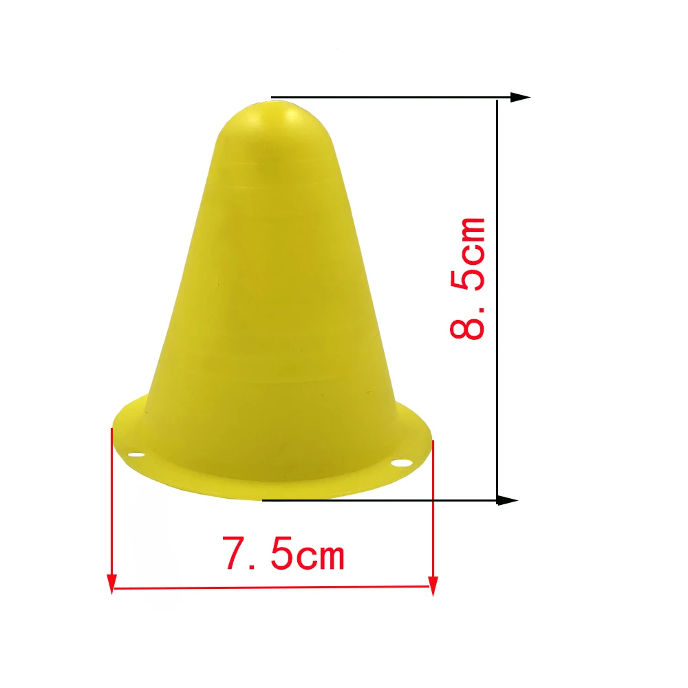 5Pcs/Set inline skating Skateboard Mark Cup Soccer Rugby Speed training Equipment Marker Cones Slalom Roller skate pile cup