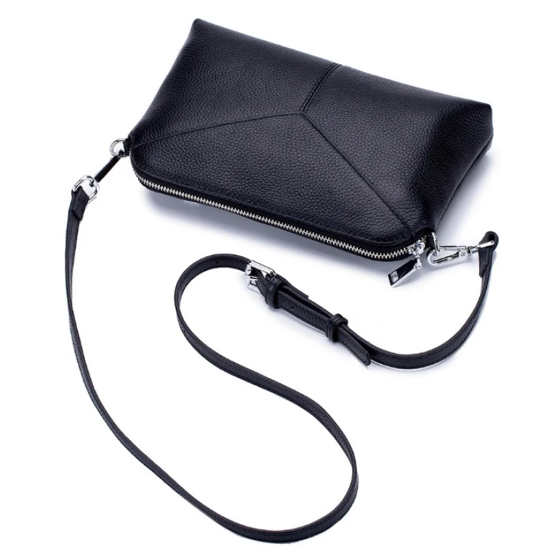 

Genuine Leather Women Crossbody Bag Female Messenger Bag Ladies Shoulder Bag Cow Leather Clutch Bag Luxury Brand Design