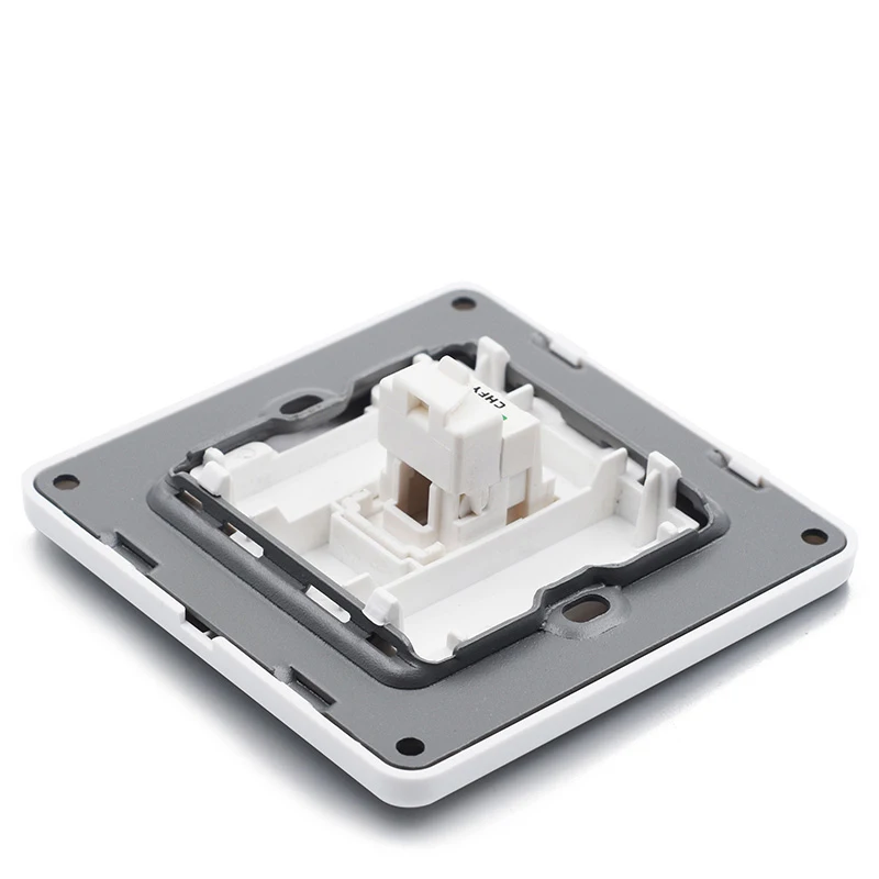 White PC RJ11 Phone Wall Panel pic 3