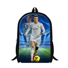 New 3D Children Boys Football Printed School Backpack Fans Sport Bags Soccer Backpack Men Backbag Kids Bookbag Mochila infantil