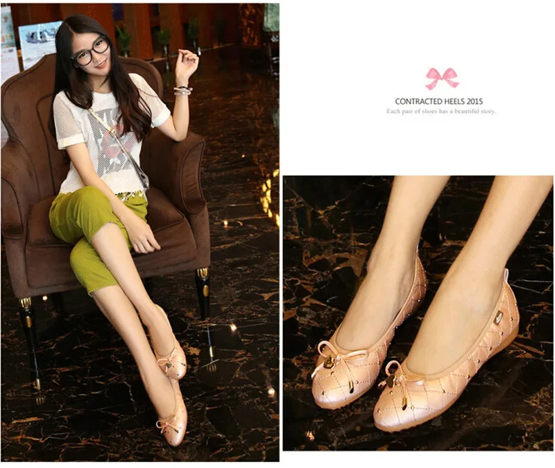 BEYARNEPopular женские мокасины удобные в деловом стиле женская обувь на плоской подошве милые балетки обувь очень мягкие плоские туфли womenE321