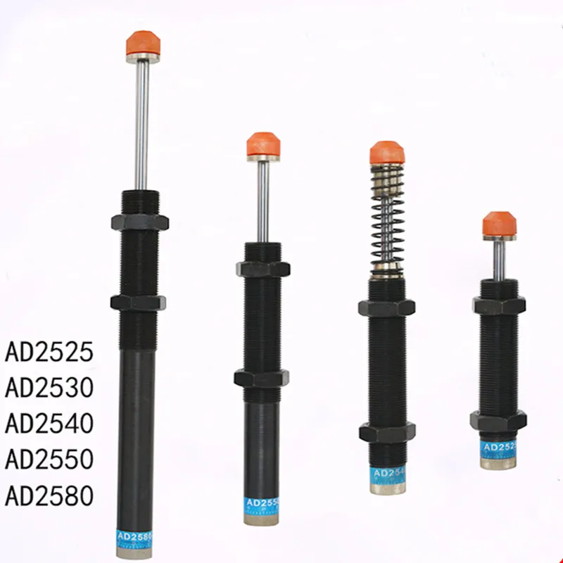1PCS Pneumatic Oil Pressure Shock Absorber Orange Plastic Cap Spring Can Reset