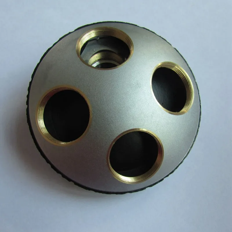 Four Hole Biological Microscope Objective Lens Adapter Biological