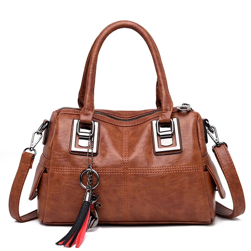 Женская кожаная сумка, женские сумки через плечо от известного бренда, дизайнерские женские сумки-мессенджеры, женские повседневные сумки-тоут