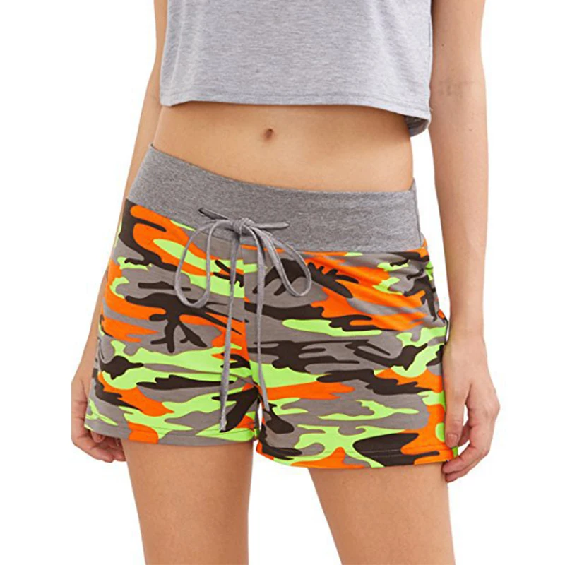 New Women Camouflage Panties Cotton Boxer Plus Size Lingerie Spodenki