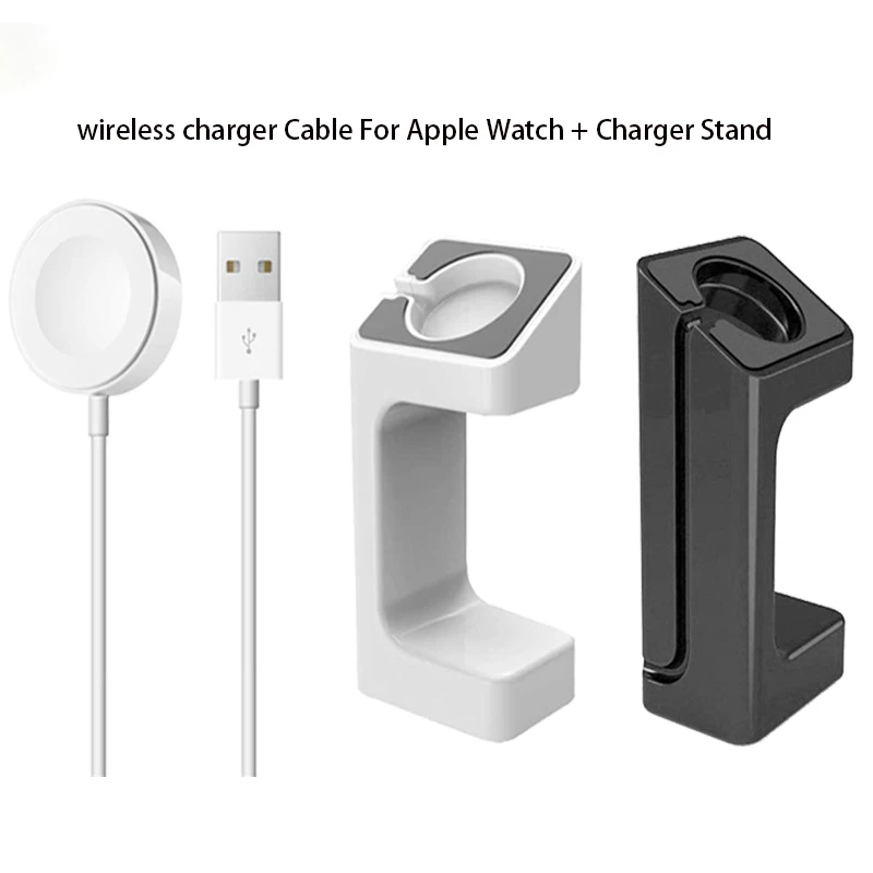 

Magnetic Wireless Charger Cable For Apple Watch Series 1 2 3 Adapter + Charger Stand For iWatch series 1 2 3