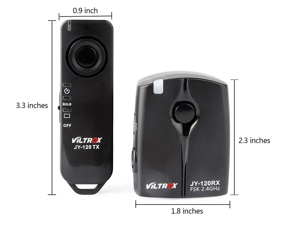 VILTROX JY 120 N2 2.4GHz Wireless shutter Remote Controller For Nikon