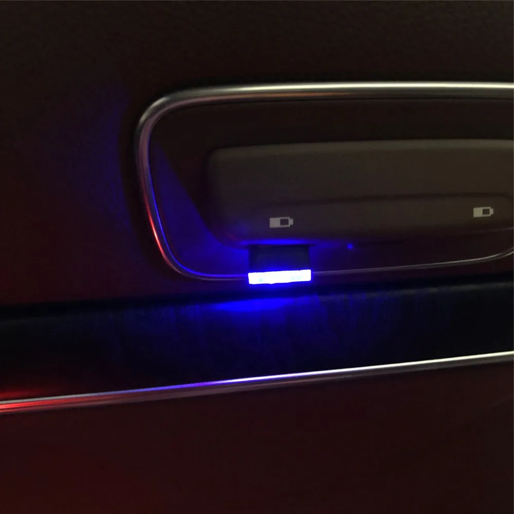 

1Pc Car USB Atmosphere Lamp for Touareg Tiguan Polo Passat CC Golf Teramont EOS Scirocco Sharan Fox Ameo Arteon C-Coupe Spotr