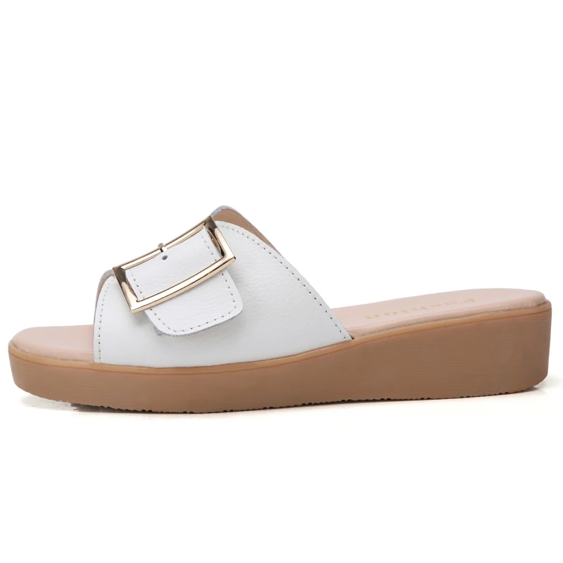 

Fashion Women Sandals 2019 New Female Shoes Women Summer Comfort Sandals Ladies Slip-on Flat Sandals Women Sandalias 20D50