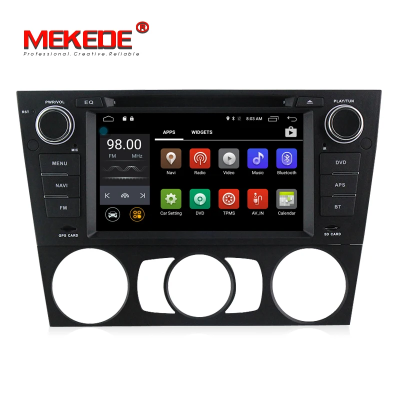 

MEKEDE Quad Core 1024*600 HD Screen 2G RAM Car DVD GPS for E90 E91 E92 E93 Android7.1 with Wifi GPS Bluetooth Radio RDS Canbus