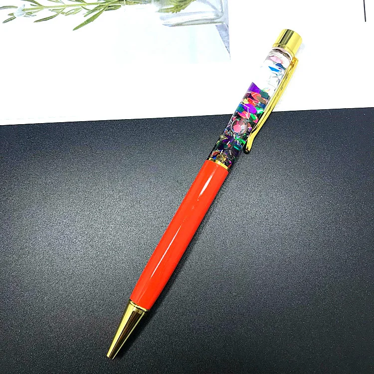 Креативная ручная металлическая масляная шариковая ручка DIY Металл высокого