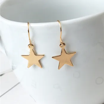 

Fashion Drop Earrings Wholesale Retro Five-pointed Star Statement Earrings 2020 New Listing Dangling Earrings For Women Jewelry