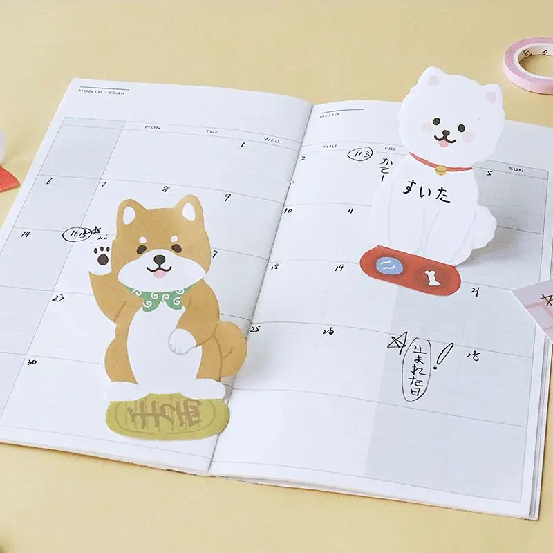 Meow Cat Hello Dog блокнот для заметок N Times Sticky Notes Escolar Papelaria стикер Закладка канцелярские товары школьные принадлежности дропшиппинг