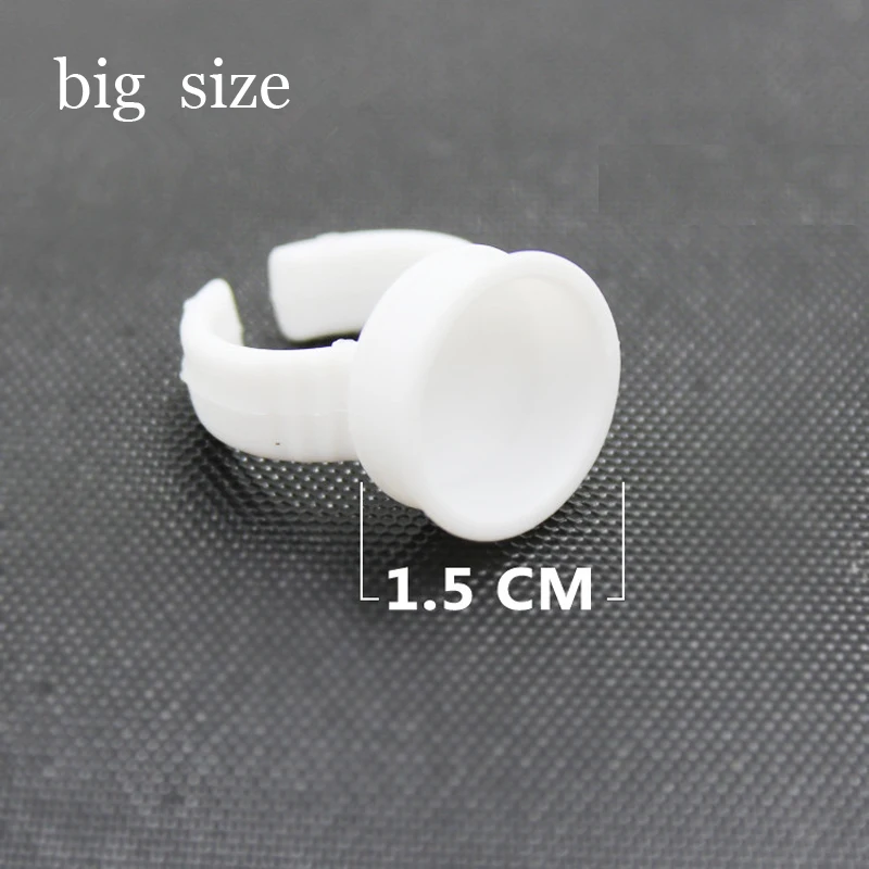 

1000 Pcs Big Size Tattoo Ink Holder Rings Permanent Makeup Easy Ring Ink Container/Cups Caps Tattoo Supplies