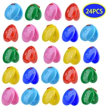 24 шт пальчиковые кастанеты мини Кастанет оптом музыкальный инструмент перкуссия образование ранние новые игрушки