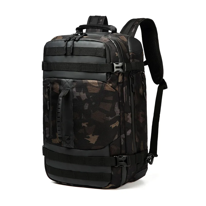 OZUKO Brand Man Backpack Fighter Men Back Bags Male Camouflage Bags Large Waterproof Black Backpack Laptop