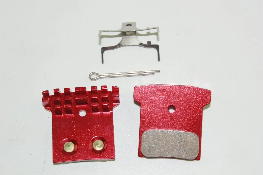 new arrival bicycle disc brake pads with cooling fin for Shimano XTR