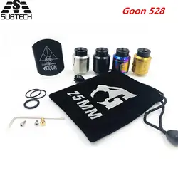 Новейший Goon 528 25 RDA распылитель с широким наконечник капельного отверстия электронная сигарета атомайзер 25 мм для электронной сигареты