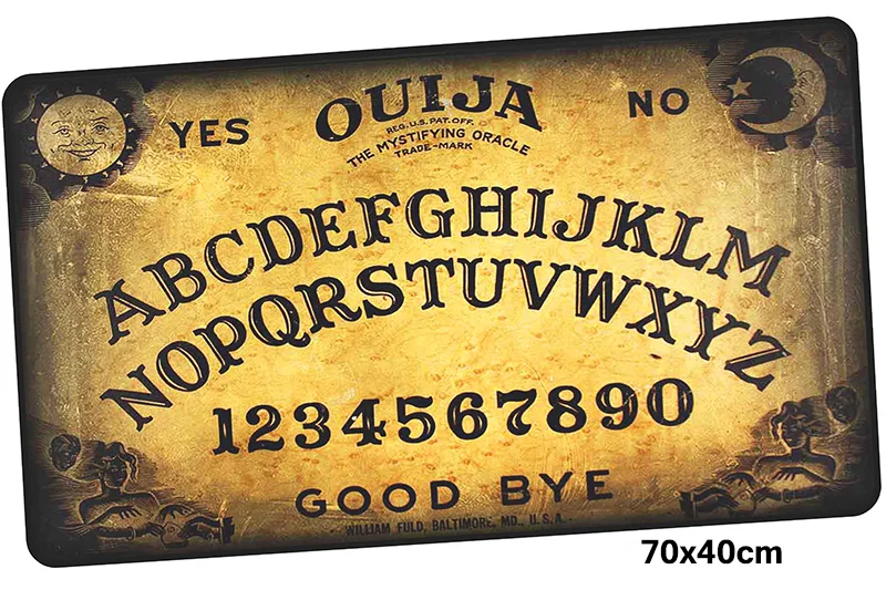 Ouija доска геймерский коврик для мыши 700x400X3 мм игровой коврик для мыши подарок на Хэллоуин аксессуары для ноутбука ПК коврик для ноутбука эргономичный коврик