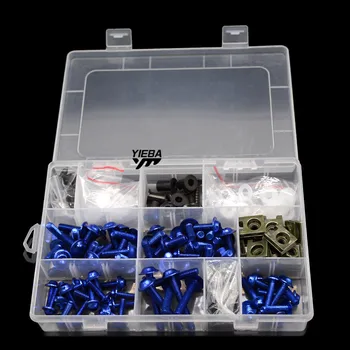 

for yamaha XJR400 XJR1200 XJR1300 XJ600 XJ6 FZ6S Motorcycle Body Fairing Bolts Spire Speed Fastener Clips Screw Spring Bolot Nut