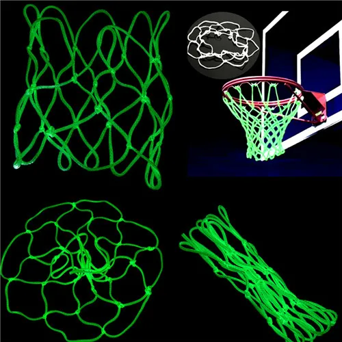 Открытый Баскетбол нетто Баскетбол светящийся свет съемки Training световой обод щита мяч нейлоновая сетка Стандартный кольца