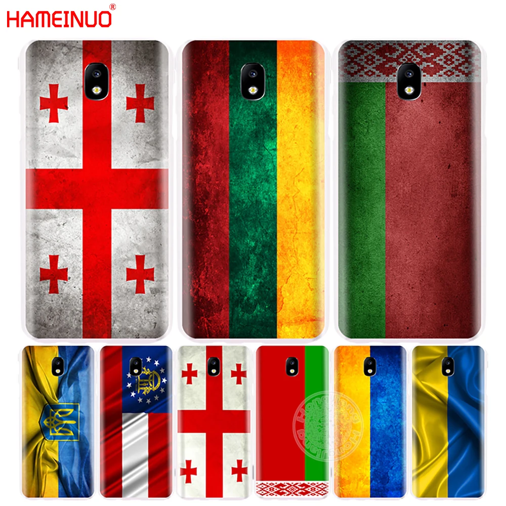 HAMEINUO флаг Грузия Литва Беларусь чехол для телефона Samsung Galaxy J5 J7 2017 J527 J727 J327 J3 Prime J330