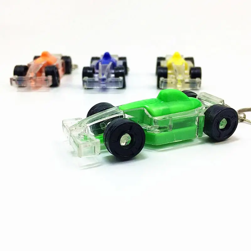 Мини-гоночный светодиодный светящийся брелок для ключей детская вечеринка игрушка подарочные гаджеты сумка Подвеска