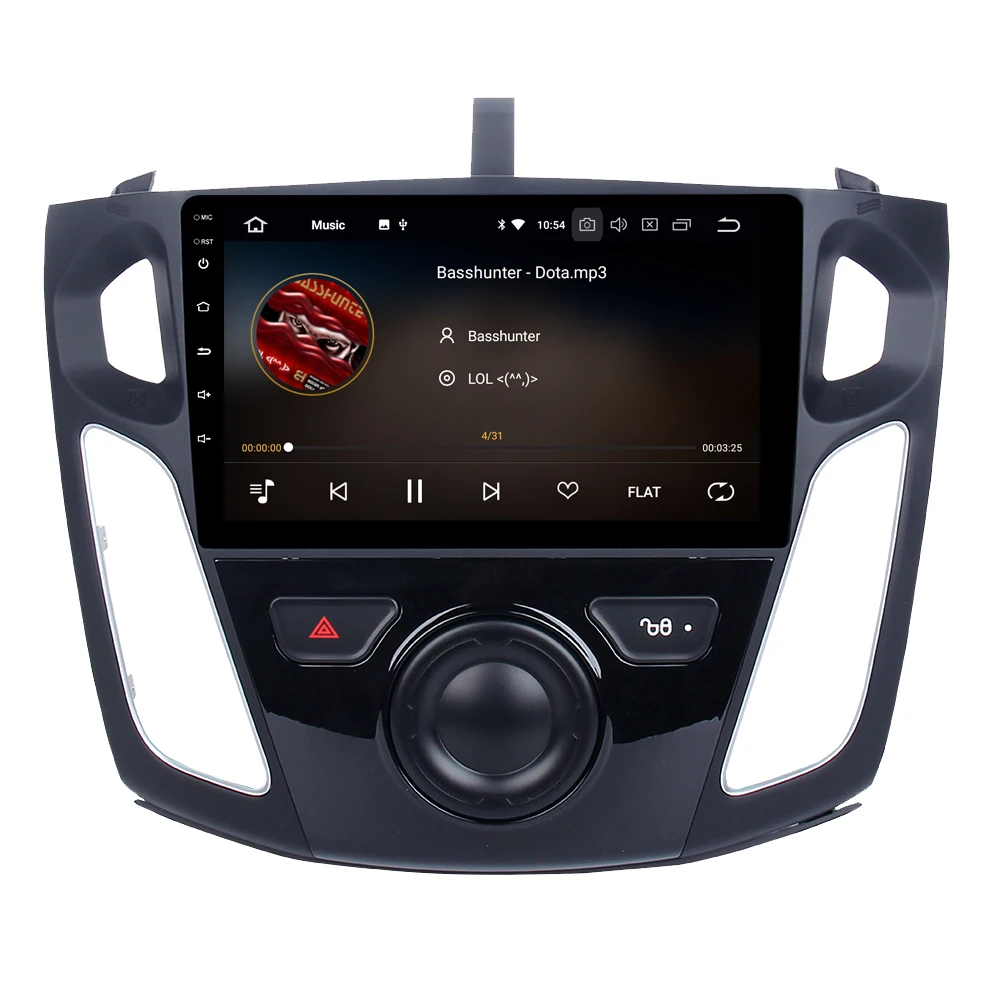 Discount RoverOne Android 9.0 Car Multimedia System For Ford For Focus 3 2012 2013 2014 Octa Core Radio GPS Navigation Media Player 4