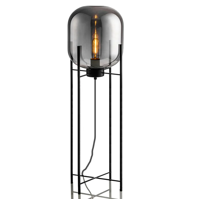  Modern home deco lighting Nordic floor lights LED living room standing fixtures Glass illumination  - 32976867431