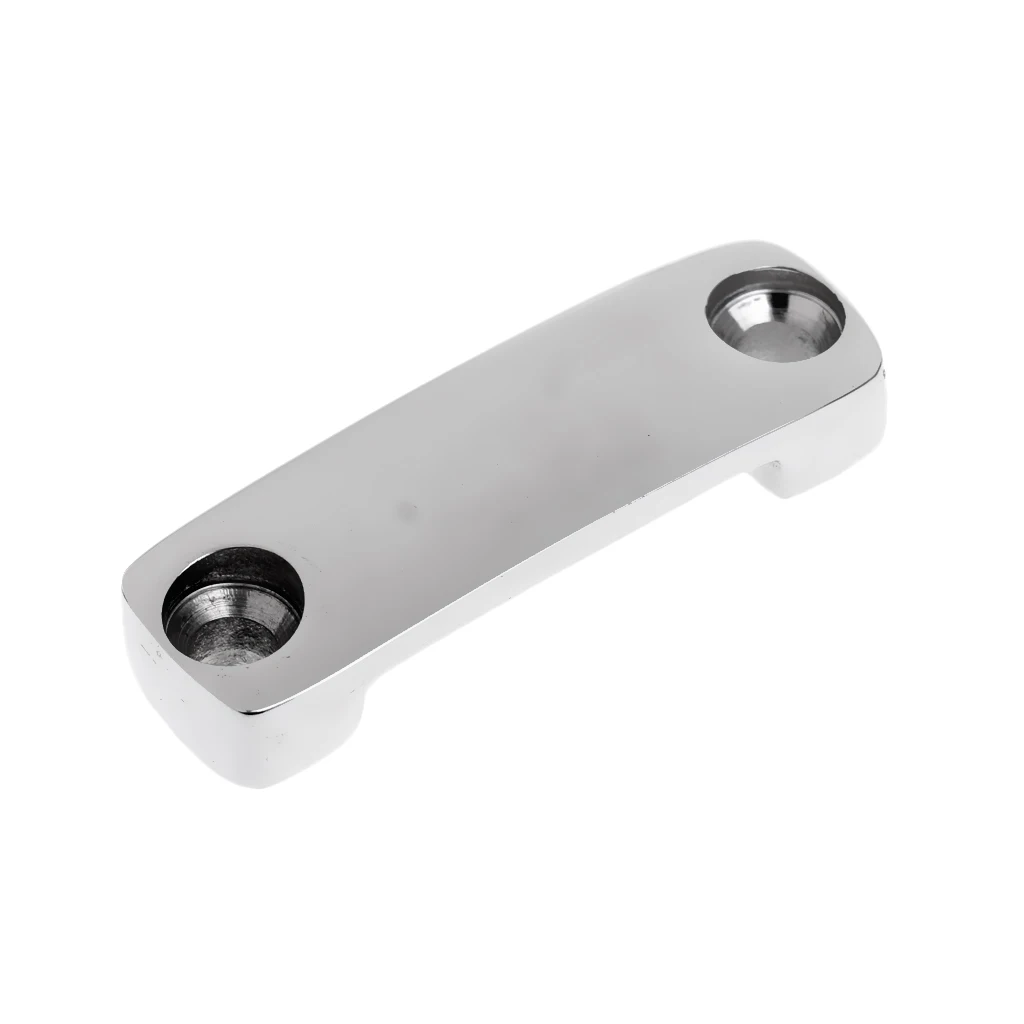 High Polished 316 Stainless Steel Marine Boat Yacht Fender Lock Deck Fitting Boat Parts Accessories 4.8x1.4 cm Silver