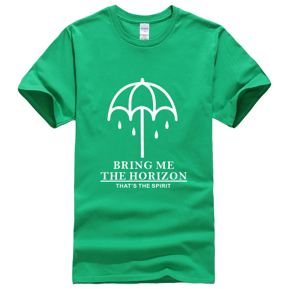 BRING ME THE HORIZON Camisetas, модные футболки с коротким рукавом, Мужская брендовая одежда с принтом для фитнеса, ММА, хип-хоп футболка, Homme - Цвет: green