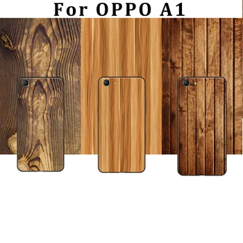 

2pcs Wood grain style For OPPO A1 Case Cover Soft cases For OPPO A 1 Case shell back cover For OPPO A1 fundas skin capas 5.7inch